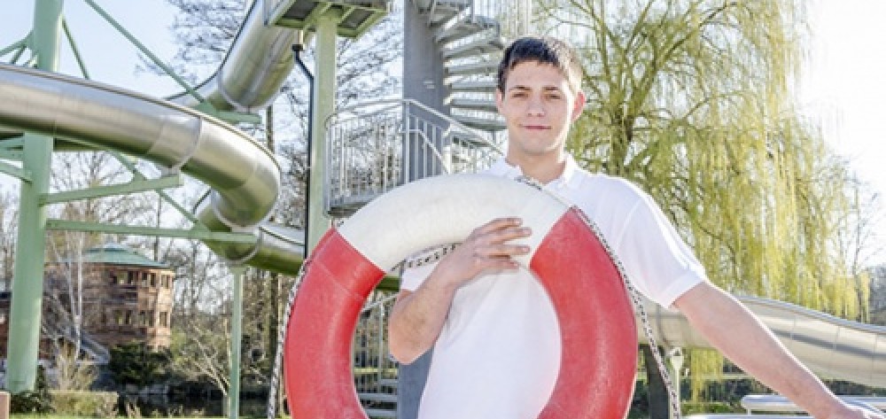 Andreas Aigner ist der neue Bademeister im Sport- und Erlebnisbad Gars.